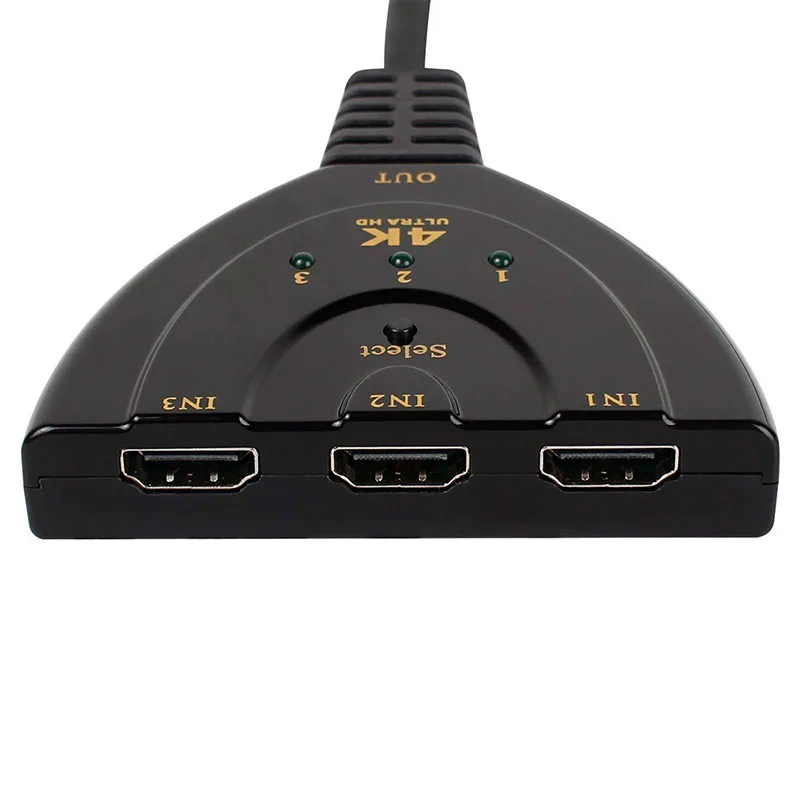Etmakit 3 порта HDMI переключатель сплиттер кабель 4K * 2K 2160P мульти Коммутатор