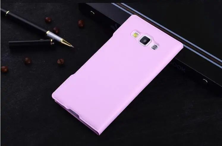 Для samsung A3 A5 A7 умный чехол с окошком для просмотра Galaxy A300 A500 A700 SM-A500F флип-чехол s кожаный полный защитный чехол для телефона