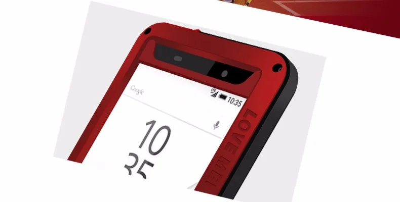 Защитный противоударный водонепроницаемый чехол LOVE MEI для sony Xperia Z4 Z5 Premium Compact 360 градусов полный защитный чехол