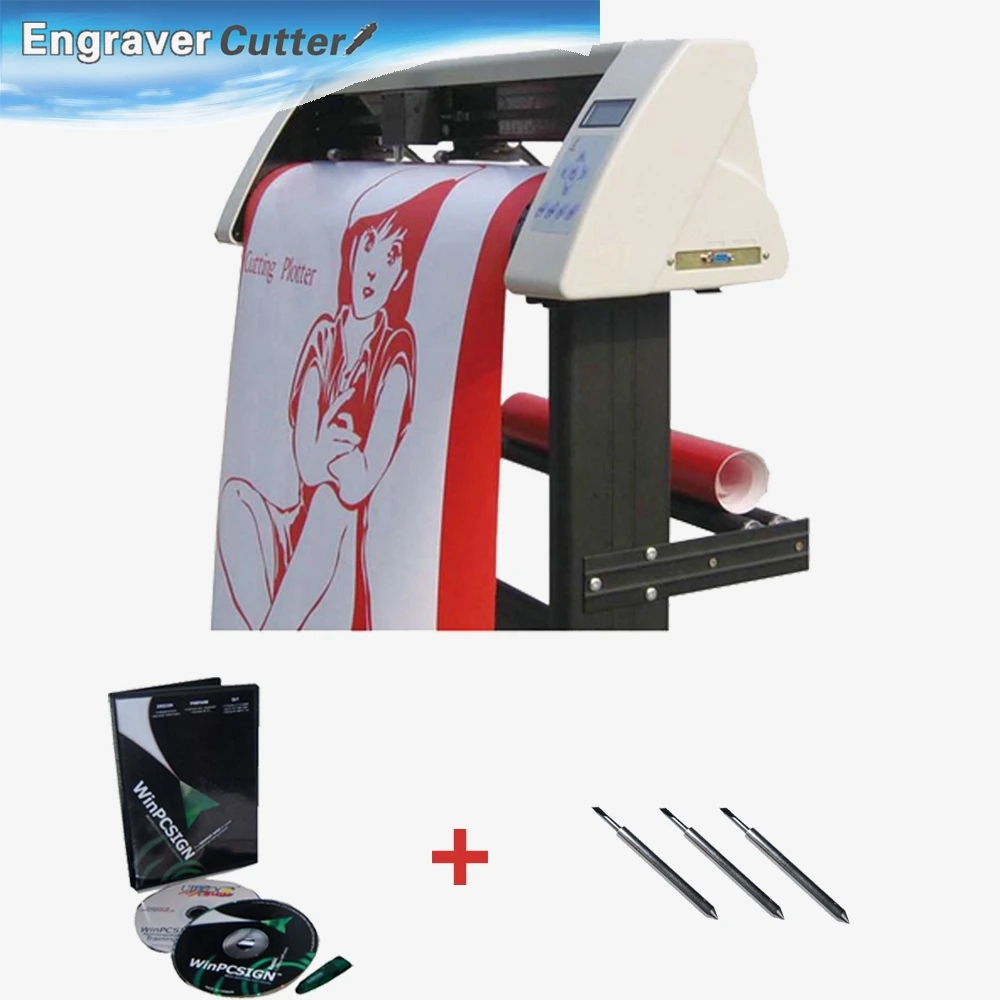 

24" Sign Vinyl Cutter plotter with Contour Cut Function