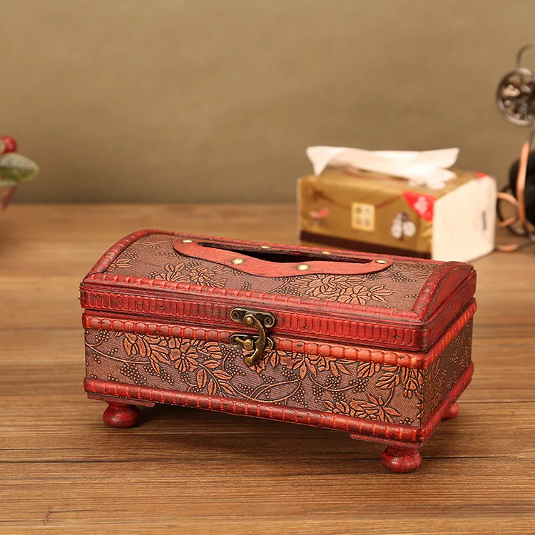 Fashion Style Bamboo Square Tissue Box Creative Seat Type Roll Storage Paper Canister Eco-Friendly Wood Table Decor | Дом и сад