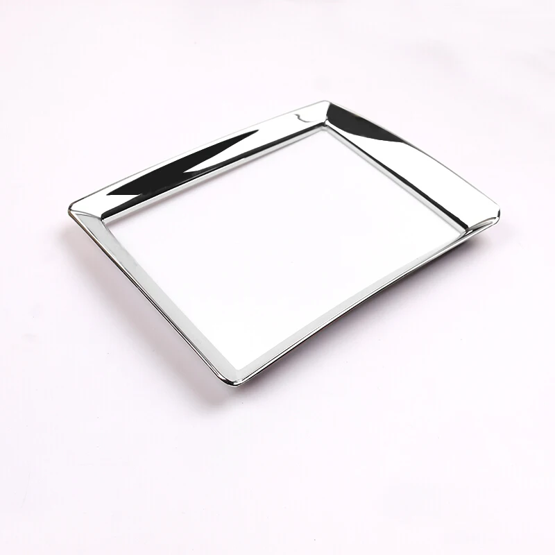 

ABS Chrome For Jeep Grand Cherokee 2014-2017 Car navigation panel Cover Trims Car Styling Accessories