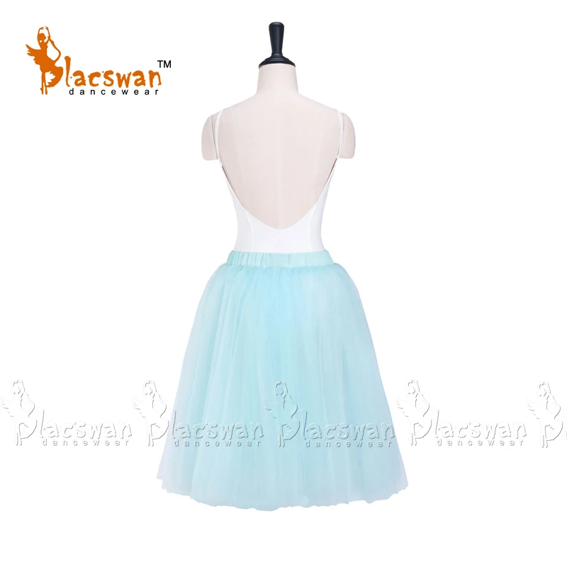 Quality 4 layer soft tulle below knee length ballet tutu skirt practicing tutu skirts White Romantic Half Tutu Black BT607