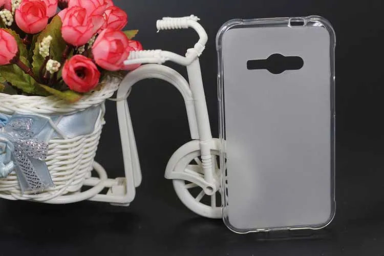 Красочные силиконовые мягкий чехол TPU для Samsung Galaxy J1 Ace J110 J110H Блестящий живопись