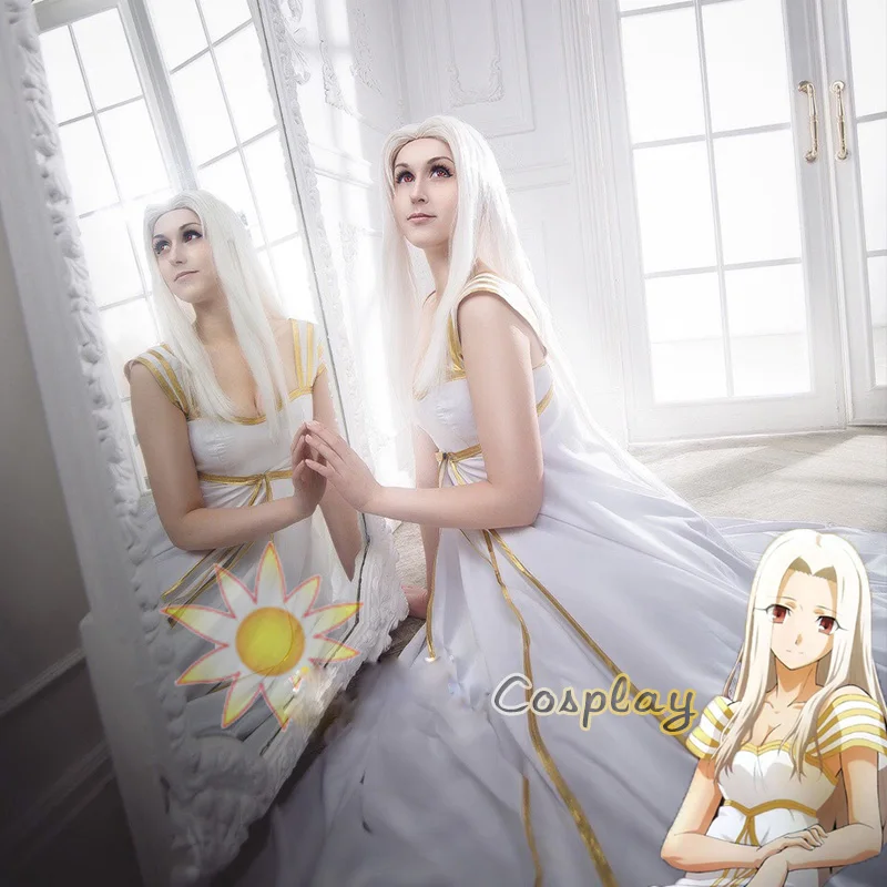 Fate Grand для миссис Irisviel von Einzbe костюм платье сцены 3 карнавальный комплекты на