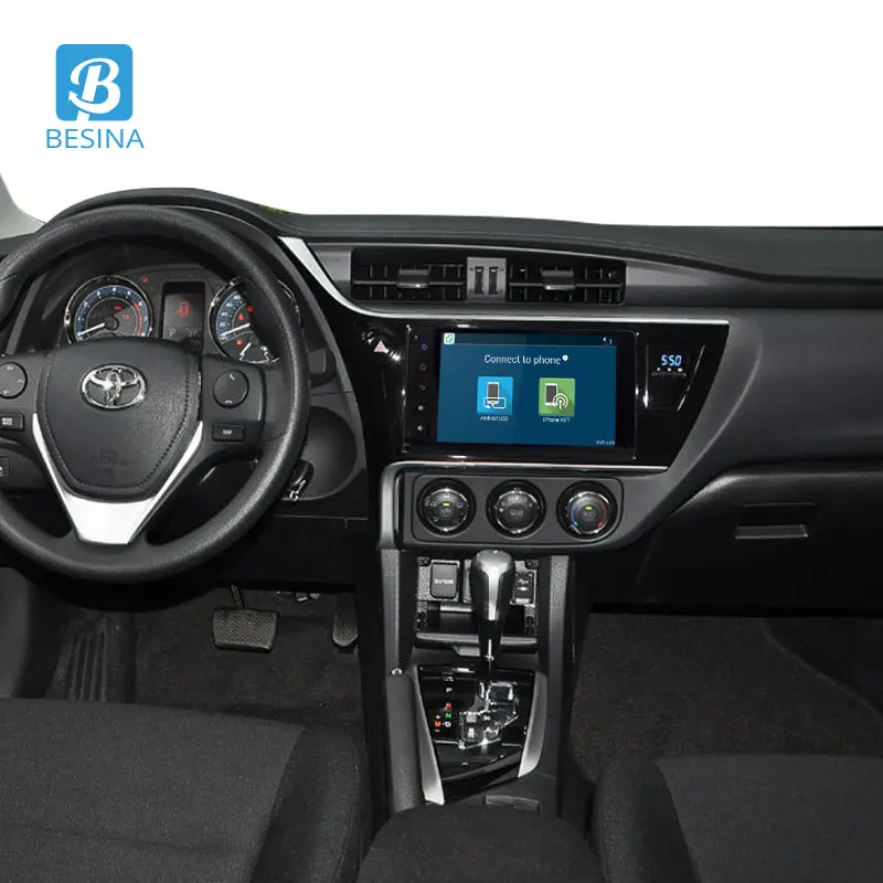 Автомагнитола Besina 9 дюймов Android 0 для Toyota Corolla 2017 2018 мультимедийный плеер Wi-Fi