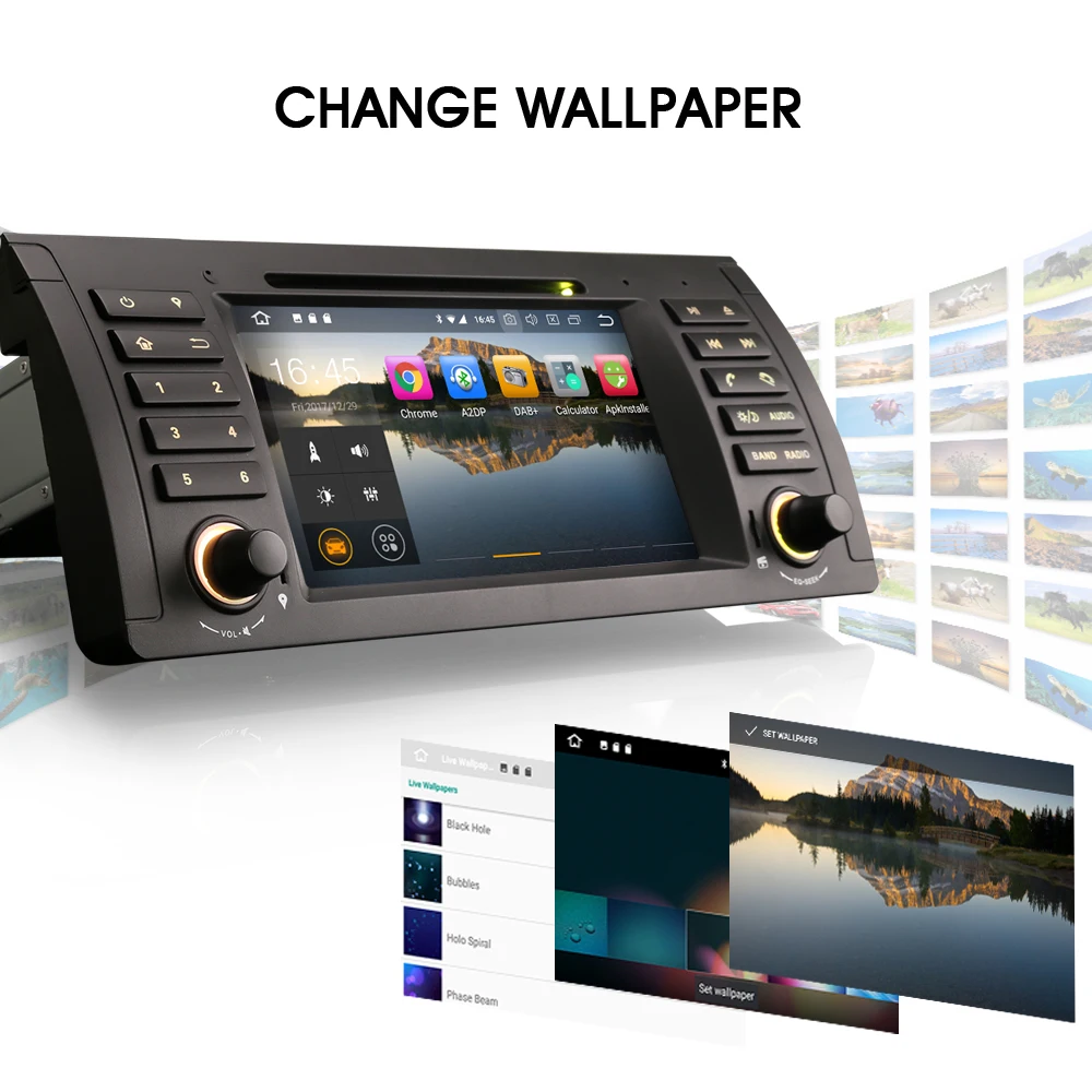 Android 8 0 WiFi 3G DAB + Радио навигатор GPS головное устройство DVD DVR OBD RDS BT DTV IN AUX CAM