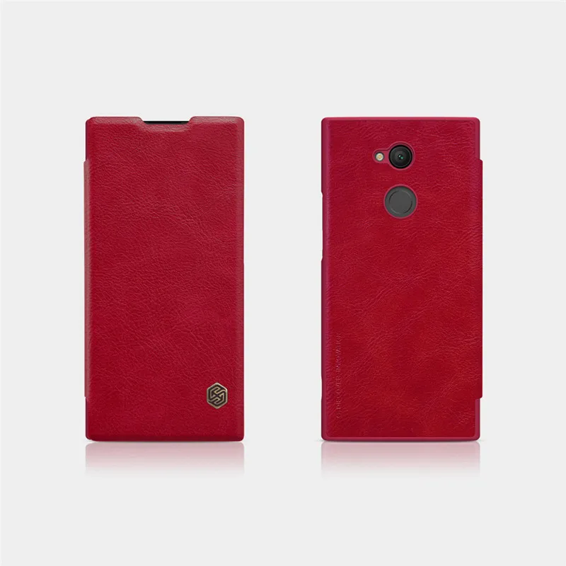 NILLKIN для sony Xperia XA2 ультра высококачественный кожаный чехол для sony Xperia XA2 Ультра чехол с держатель для карт