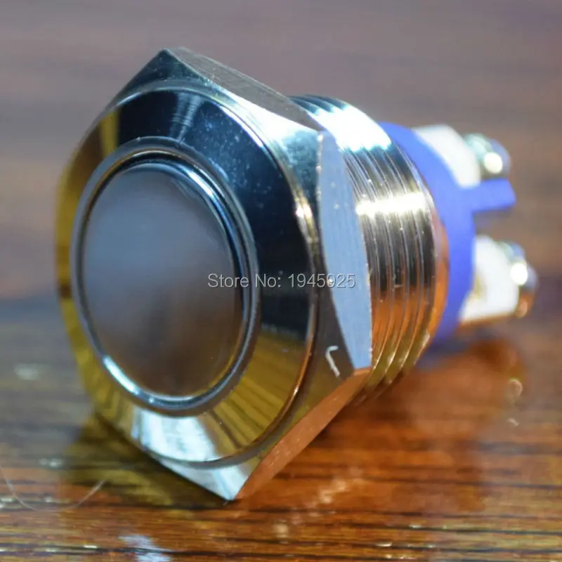 16 мм нормально открытый мгновенный латунный антивандальный металлический