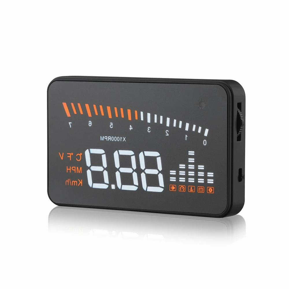 Универсальный X5 HUD Дисплей Автомобильный gps автомобильный Стайлинг OBD2 цифровой