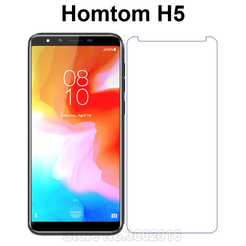2 шт закаленное стекло для Homtom H5 5 Стекло протектор 9H Защита от царапин защитная