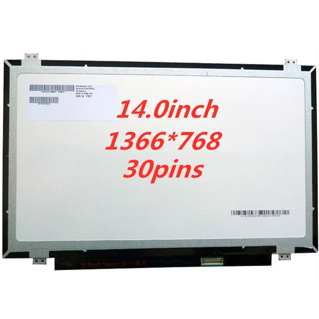 14 ''для lenovo E40-70 N40-30 S41-70 G40-45 Y40-70 Y40-80 B40-30 M40-70 Ноутбук lcd экранная панель на светодиодах 1366*768 30pin
