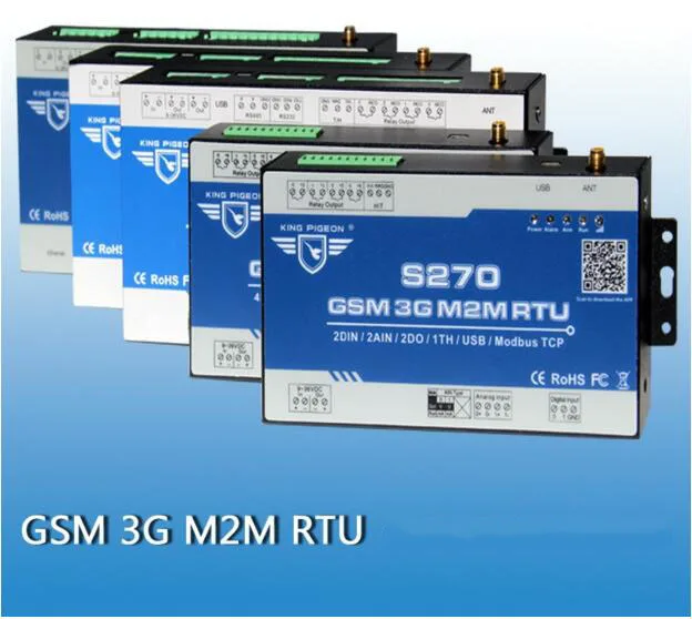 

S270 GSM Controller for Remote GSM Control with 2AIN+DIN+Relay Output+ APP