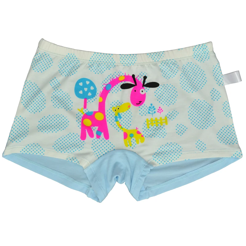 4 шт./упак. трусы для маленьких девочек с мультяшным дизайном детские трусики