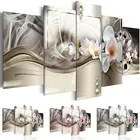 Фотообои 5 шт. изысканный фон Красивая Магнолия настенные картины спальня домашний декор