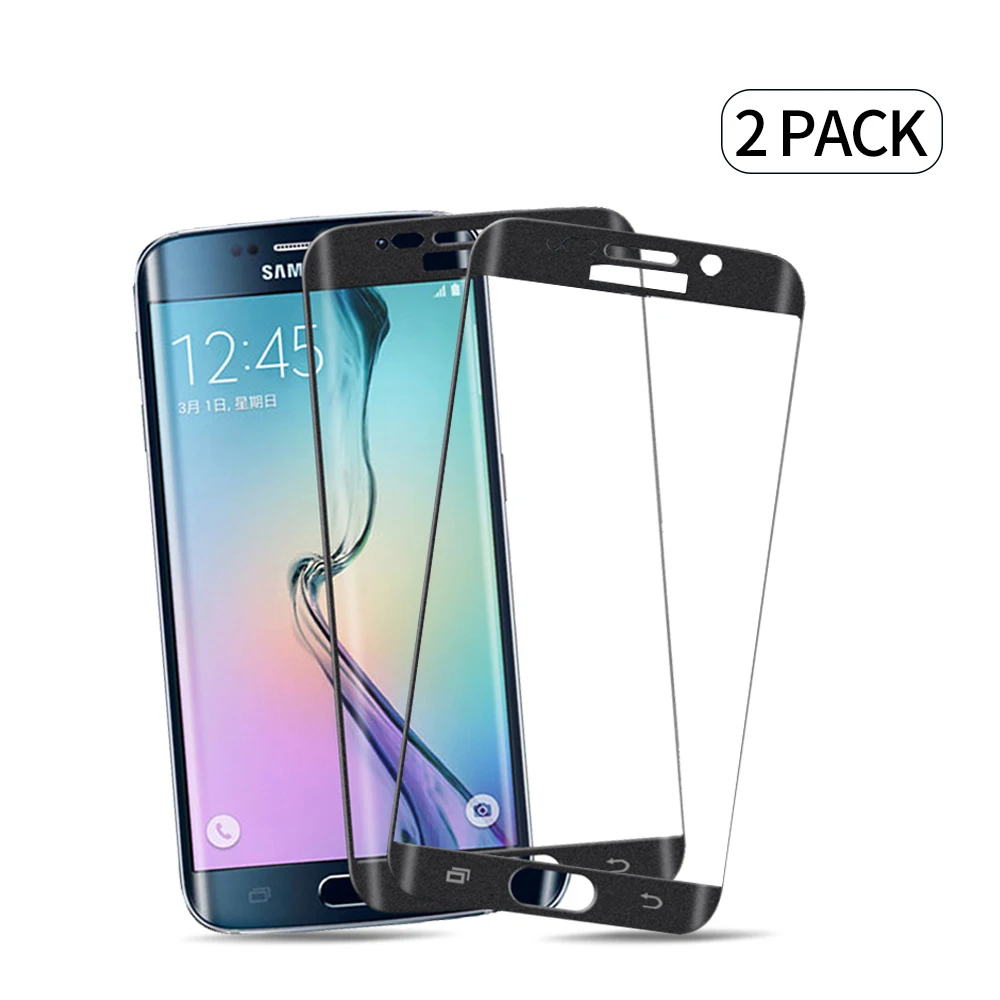 2pcsFor Samsung Galaxy s6 s7edge s6ep s7ep s8 s8p s9 s9p Screen Protector Tempered Glass For Samsung s6 2018 s7 Protect Glass 3D