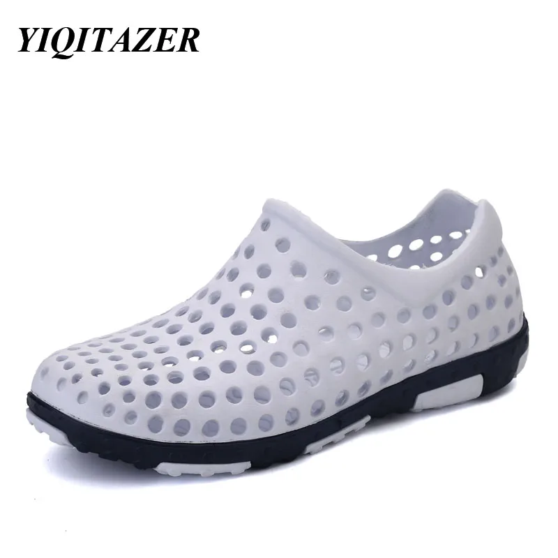 YIQITAZER 2017 New Famous Brand Casual Men Sandals Light Fashion Slipon Summer Cool Sandal Beach Shoes Man Water | Обувь
