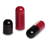 5000 pcs black red empty gelatin joined capsulessize 1 hollow empty capsule for filler machine