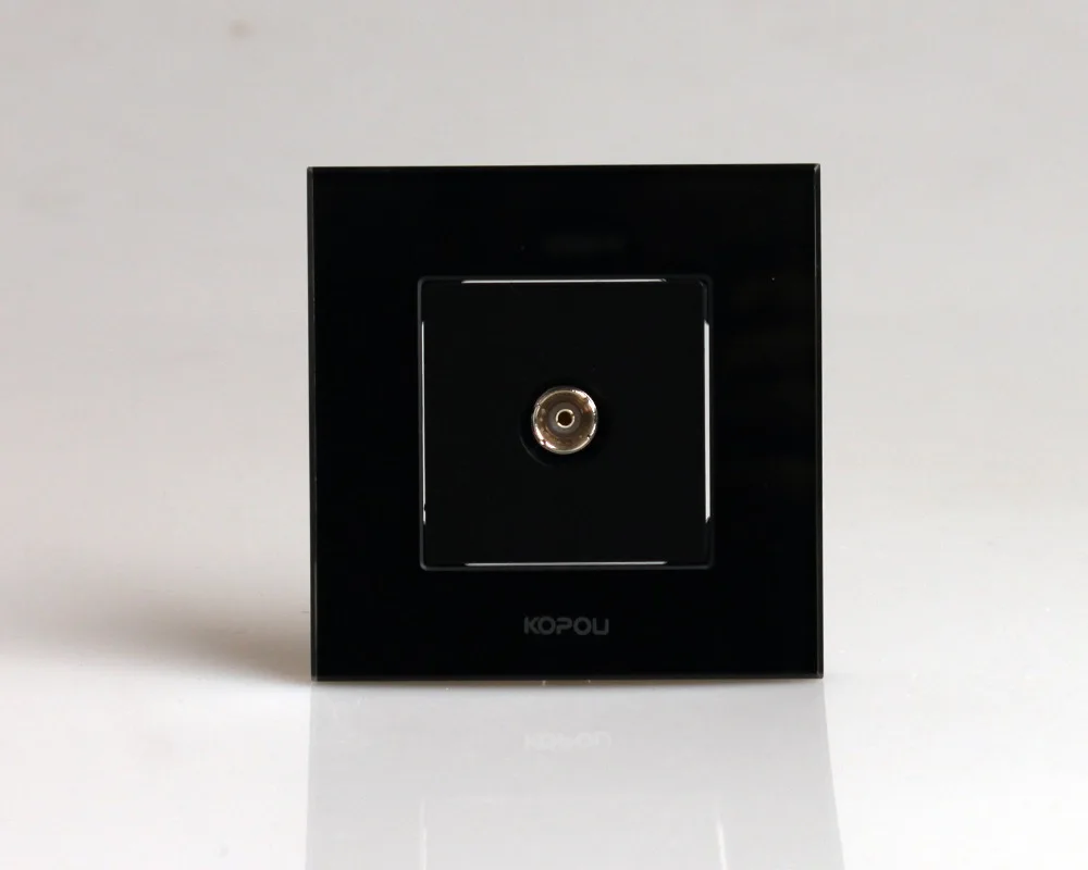 Поддерживается Прямая поставка европейская розетка для телевизора черная