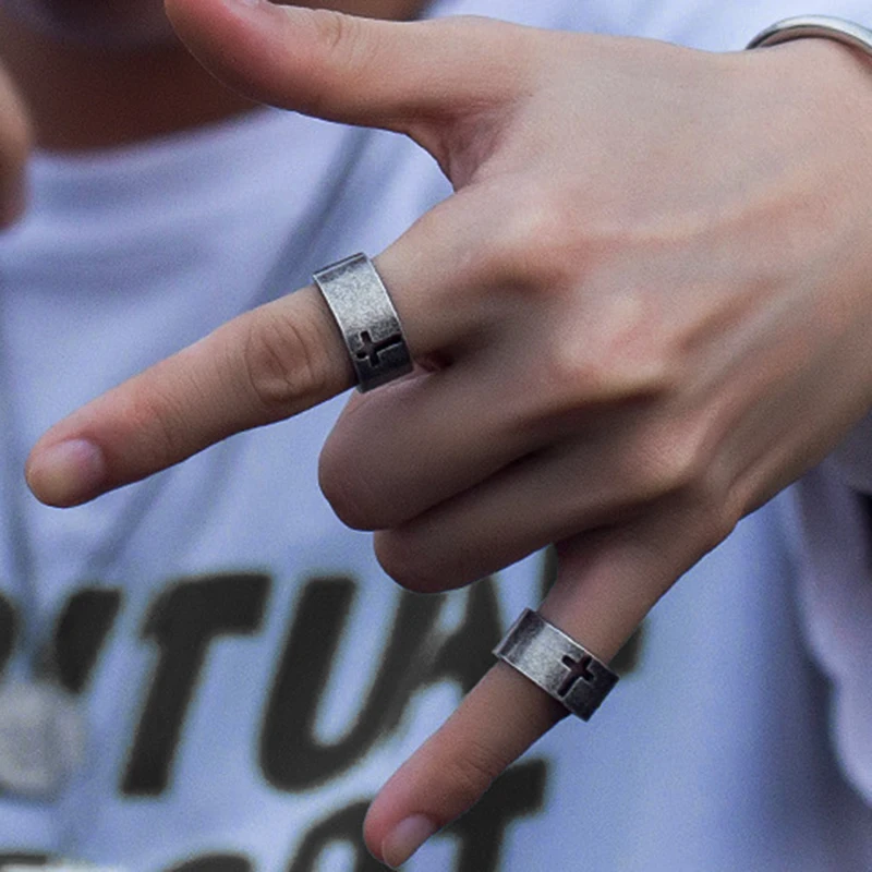 Мужское/мужское кольцо из нержавеющей стали mclroy винтажные обручальные кольца с
