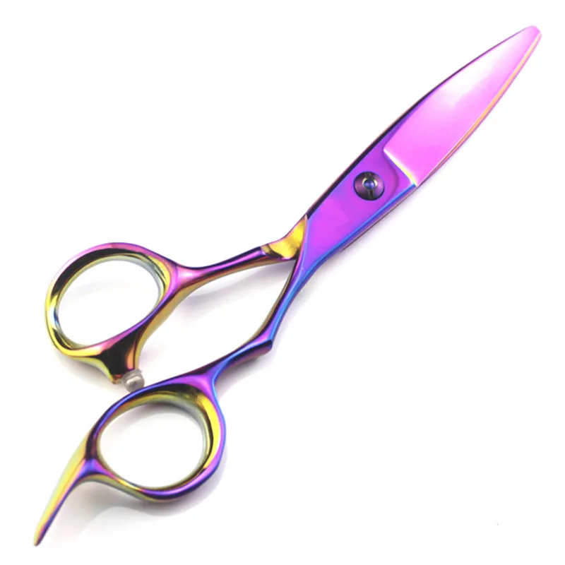 Профессиональные японские Парикмахерские ножницы 440c на заказ 6 дюймов Цветные