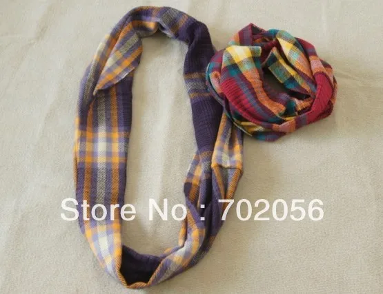 Обогреватель шеи из искусственного кашемира кольцо шарф шейный платок повязка