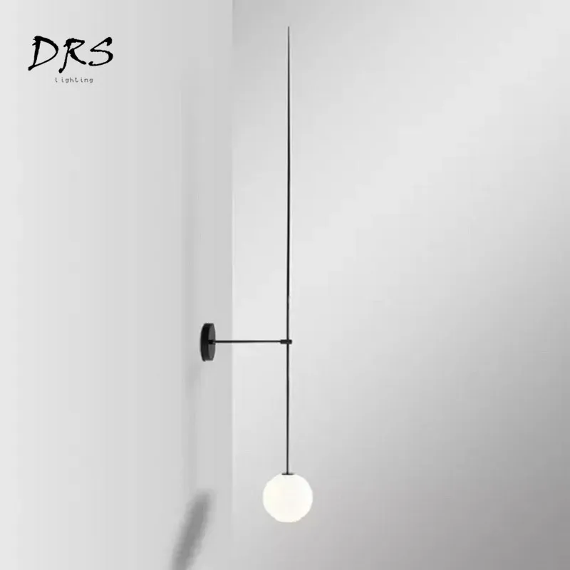 

90/150/200cm Line Wall Lamp Postmodern Wall Lights Line Simplicity Bedroom Bedside Lights Aisle Wall Luminaires Lights Fixture