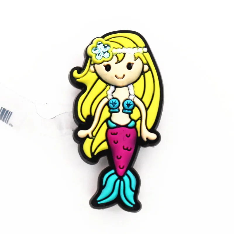 Mermaid Горячая Распродажа; 1 шт.; украшения для обуви в Западном сказочном стиле; очаровательные туфли в стиле русалки и рыцаря; аксессуары для обуви; детские подарки; - Цвет: Mermaid