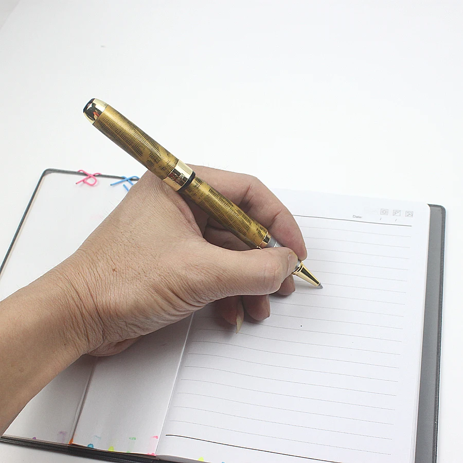 Jinhao250 Роскошные Металлические перьевые ручки металлическая подарочная коробка