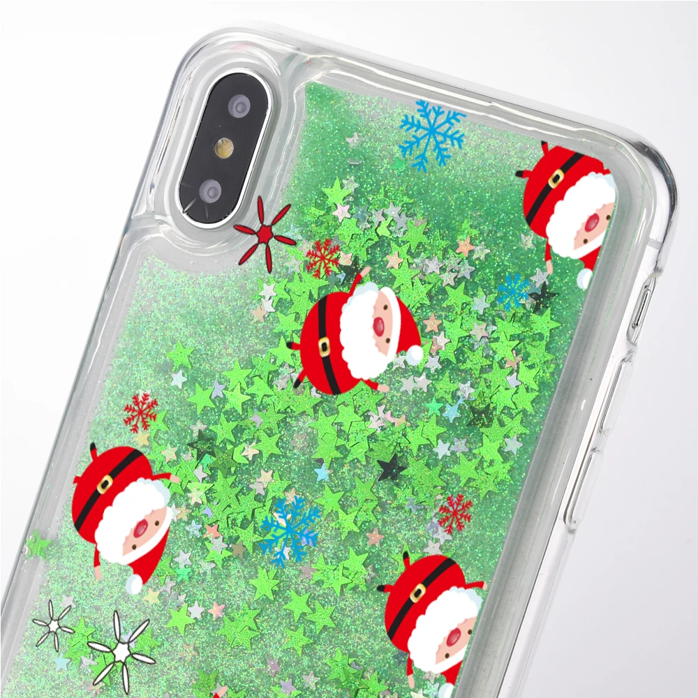 Милый чехол MYSUN для iPhone XR XS Max мягкие рождественские сапоги из ТПУ с Санта Клаусом