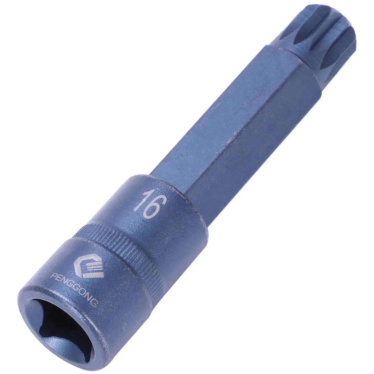PENGGONG 100 мм M16/M10/M8/M6/M14/M12 сплайн немного разъем 1/2in отвертка для вскрытия устойчивые колеса Орехи Цилиндр головкой