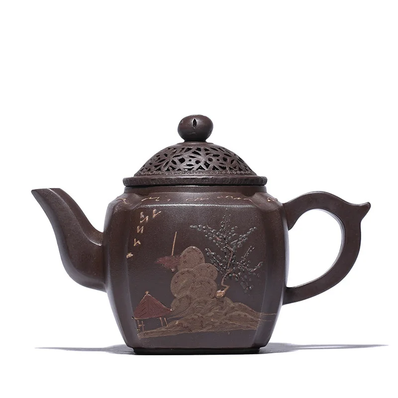 Yixing Reflux Purple Mud Pure Handmade Teaware Gift Box of Sifang Qingquan Republic | Дом и сад