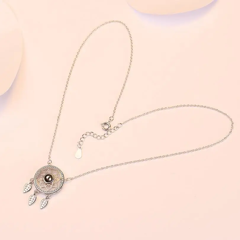 Изысканные циркониевые подвеска Ловец снов ожерелья для женщин модные