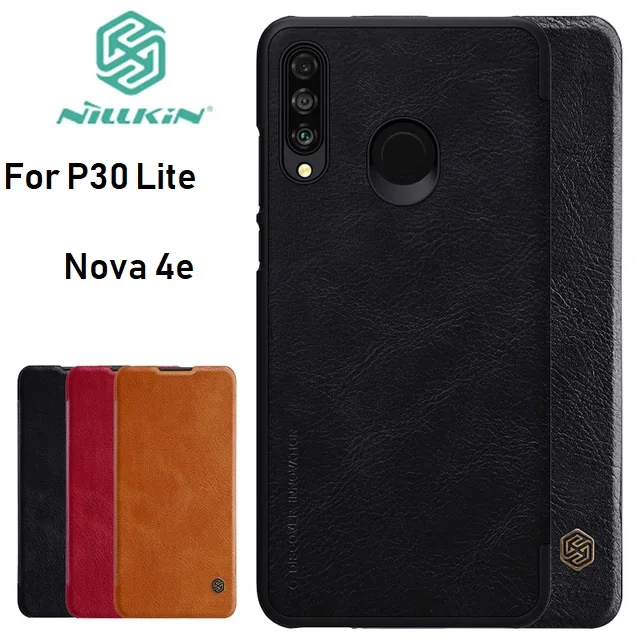 Для huawei P20 P30 Nillkin винтажная Qin откидная крышка из искусственной кожи чехол задняя крышка чехол для мобильного телефона чехол для huawei P20 p30 Pro Lite пленка