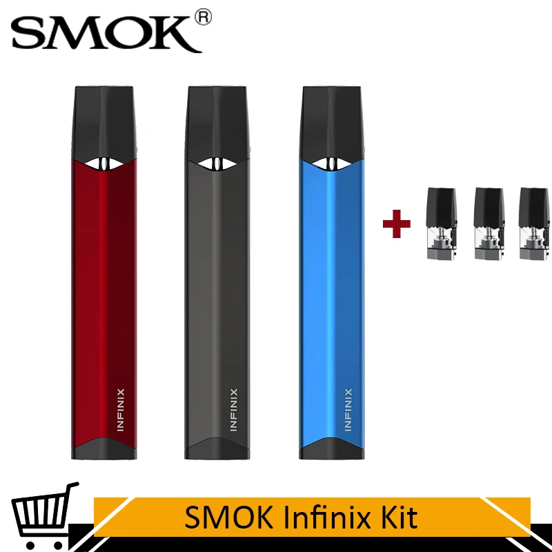 Оригинальный набор SMOK INFINIX vape Pen pod Kit 250 мАч встроенный стартовый комплект для
