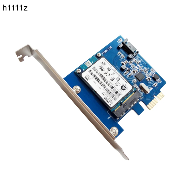 Комбинированный расширитель PCI E PCIe для mSATA SSD и SATA 3 0 адаптер карта 6 Гбит/с SATA3 aiii Card