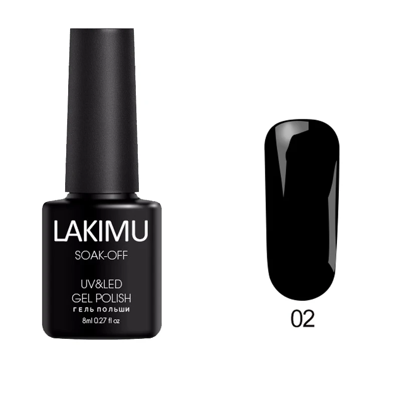 02 LAKIMU Цветной Гель-лак 24 разноцветный Гель-лак для ногтей художественный лак геллак гибридные Лаки полуперманентный гель лак для ногтей верхнее основание праймера - Цвет: 02