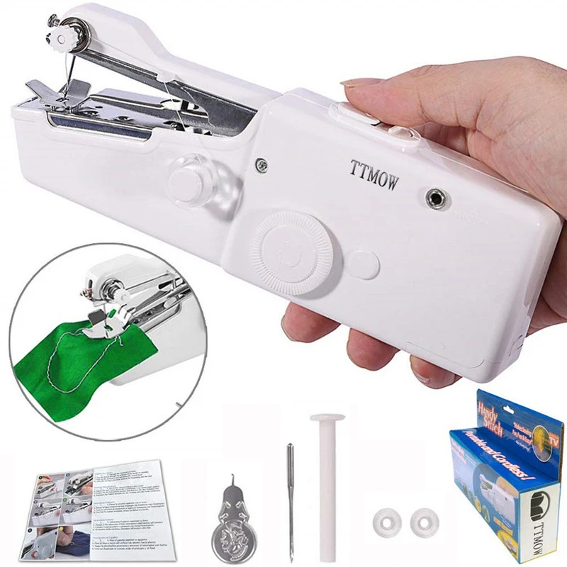 Мини Портативная ручная швейная машина быстрый швейный инструмент для детской