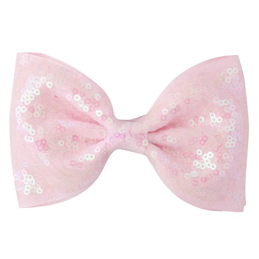 Pink Милые 4,7 дюймовые заколки для волос для девочек, блестящие заколки для волос в форме русалки с блестками, эксклюзивные женские заколки для волос, шпильки для детских волос, аксессуары - Цвет: Pink