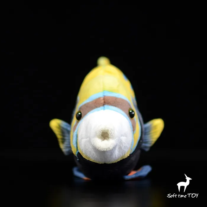 Детские игрушки плюшевые животные Би позвоночник королевская angelfish кукла мягкая