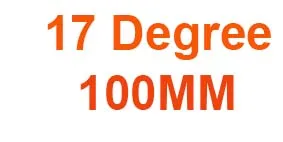 17 Degree 100mm FUTURE Racing FACE следующий сплав упакованный углеродный дорожный MTB велосипед Стволовые 6 градусов велосипедный стержень - Цвет: 17 Degree 100mm