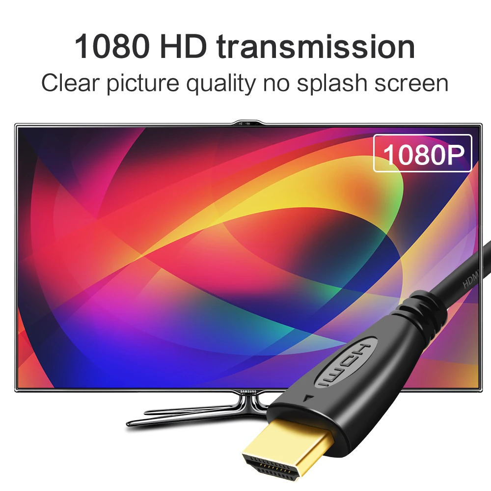 Высокоскоростной hdmi-кабель 1,4 В, видео кабель, 1080 P, 3D, HD, папа-Папа, для HDMI сплиттера, HDTV, ЖК-проектор для ноутбука, 0,5 м, 1 м, 2 м, 3 м, 5 м, 10 м