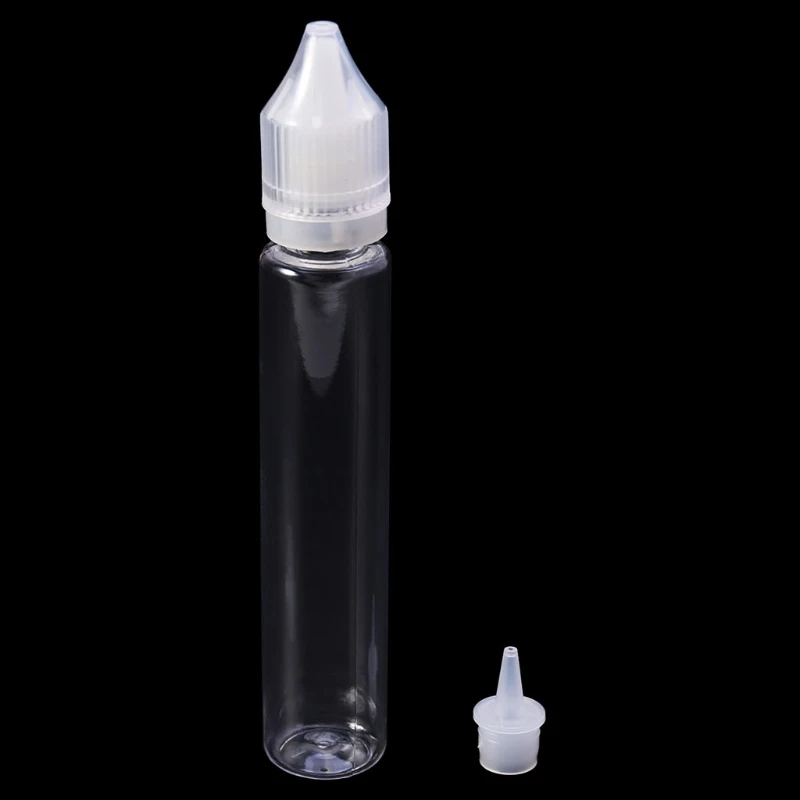 30ml shape 2 pen 10 мл-120 мл ПЭТ пластиковая пустая капельница для жидких глаз прозрачная бутылка для воды с длинным наконечником форма ручки для электронных сигарет - Цвет: 30ml shape 2 pen