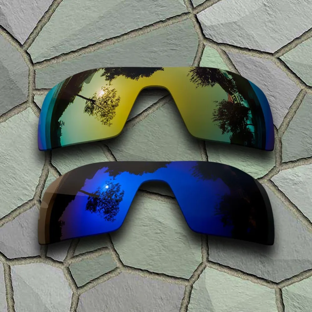 Солнцезащитные очки Oakley с поляризационными стеклами сменные желтые золотые и