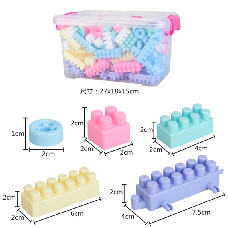 Маленькая частица Building Block для мальчиков девочек младенцев и детей собрать чтобы