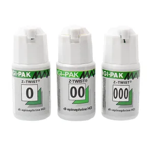 Одноразовый шнур для втягивания десен, хлопковый, длина 274 см, 1 флакон