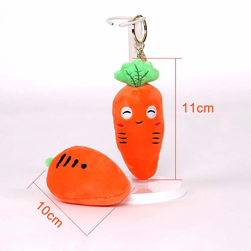 New Arrival Cute Cartoon Carrot Pendant Keychain Aroma Key Ring Holder Bag Car Hanging Decor | Украшения и аксессуары