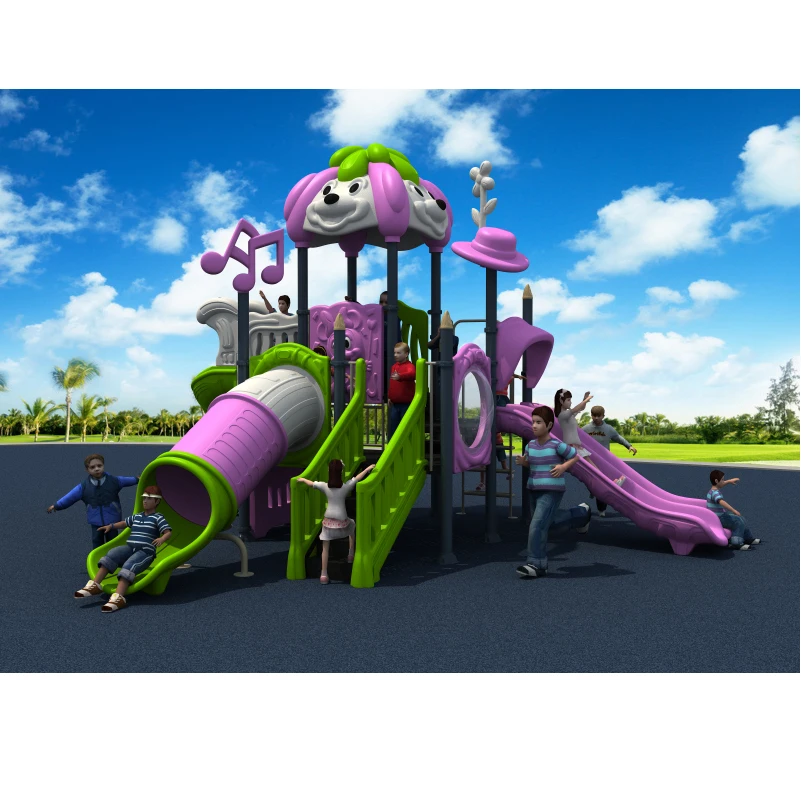 KIDS amusement plastic outdoor playground slide for school/park/community with CE/TUV