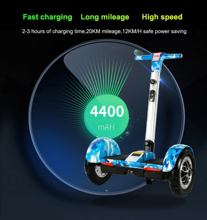 Два колеса умный само от производителя onlywheel в Китае(стандарты скутер Ховерборд с ручкой мобильное приложение Bluetooth скутер 10-дюймового умного электрического скейтборда