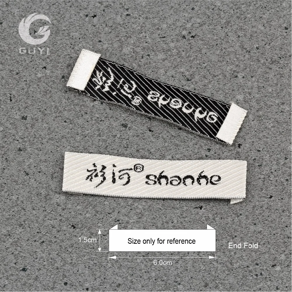 1000 шт. саржевая ткань одежда Основная этикетка лого частного бренда для одежды